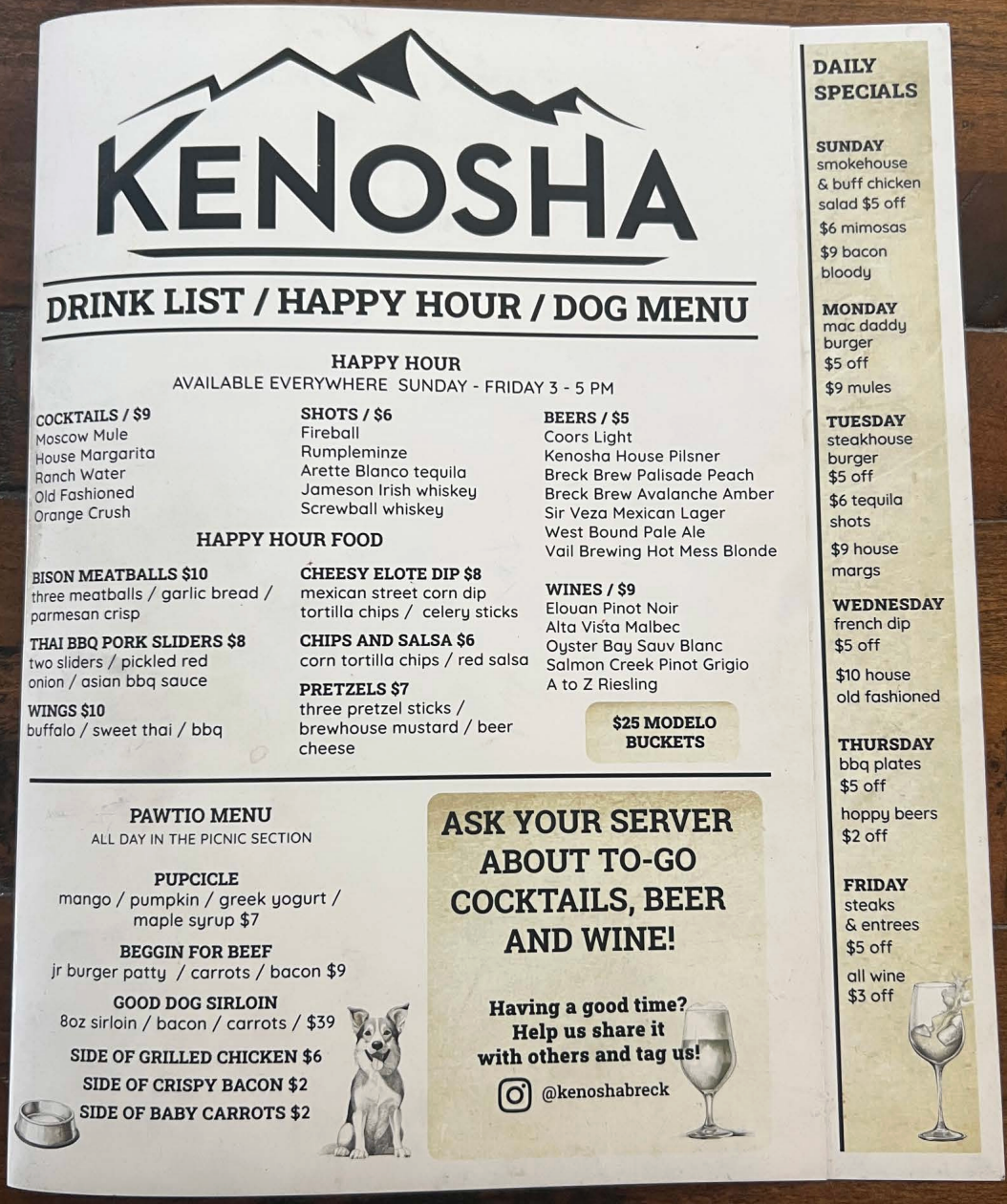 Kenosha Breck Passport  Offers in Breckenridge Colorado