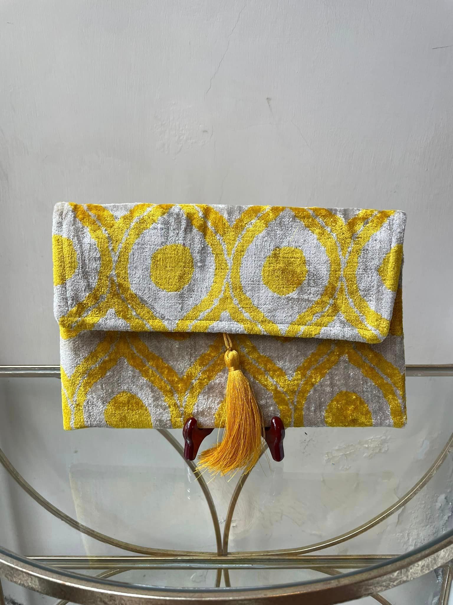 Borse in tessuto ikat