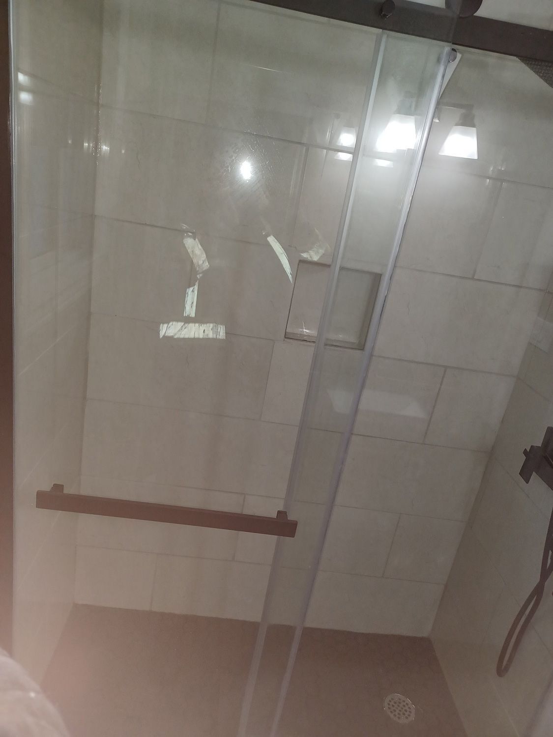 Glass Door of Shower Room — Oshawa, ON — Fire Beard Contracting