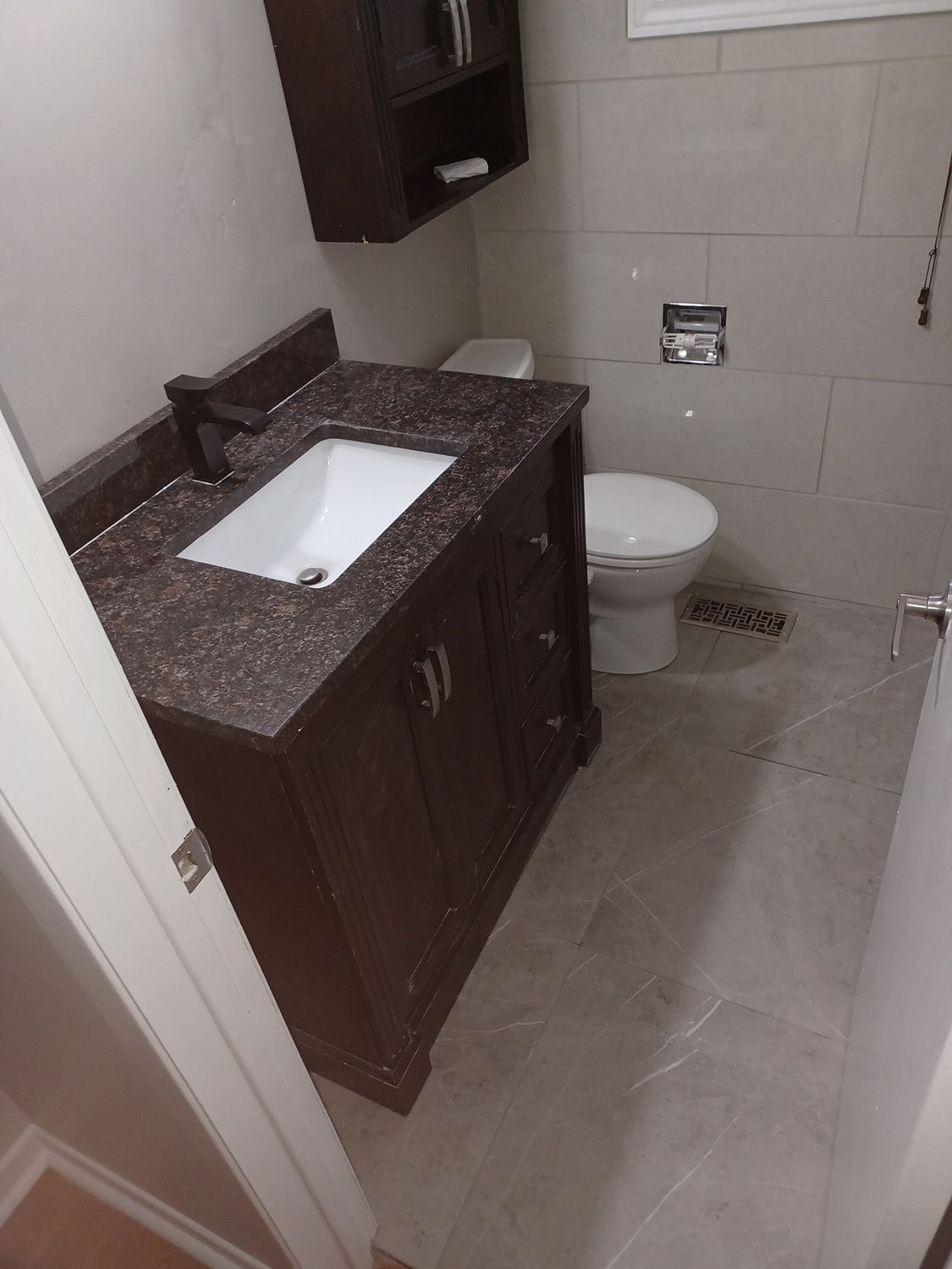 Minimal Bathroom Design — Oshawa, ON — Fire Beard Contracting