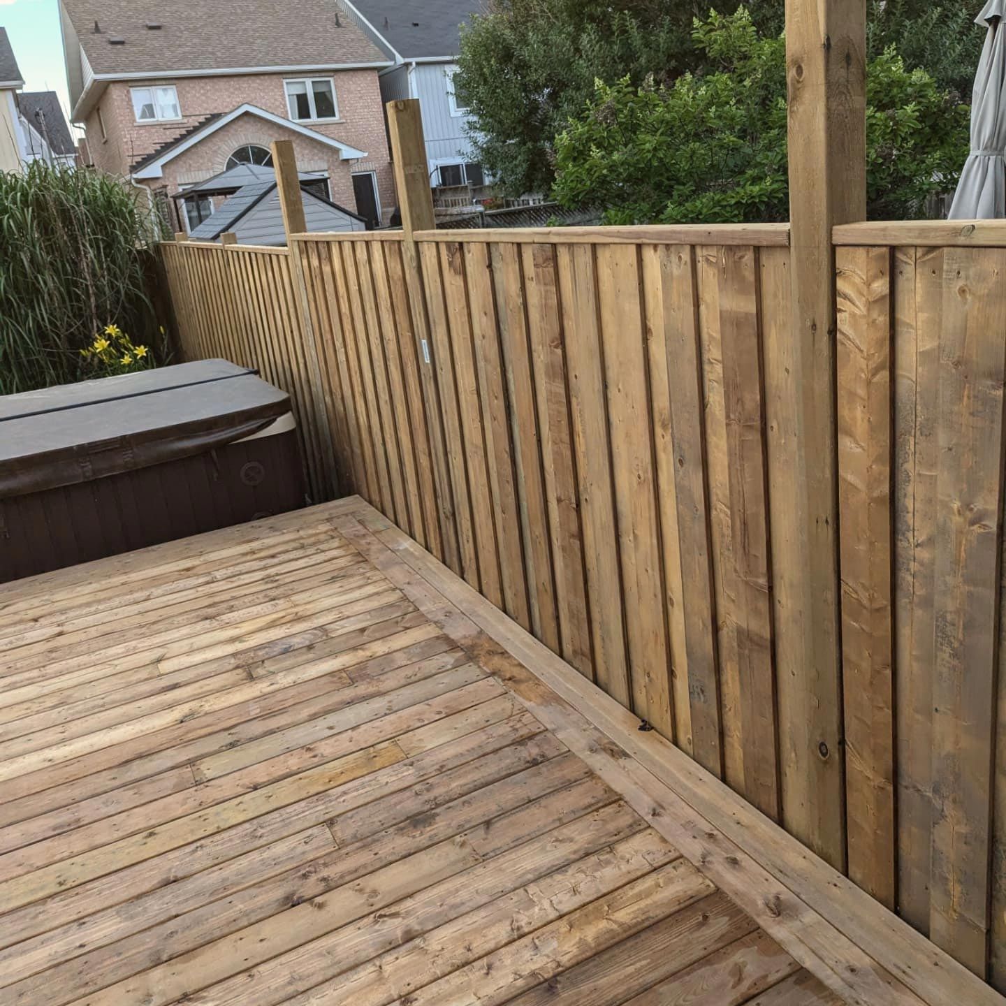 Deck and Fence — Oshawa, ON — Fire Beard Contracting