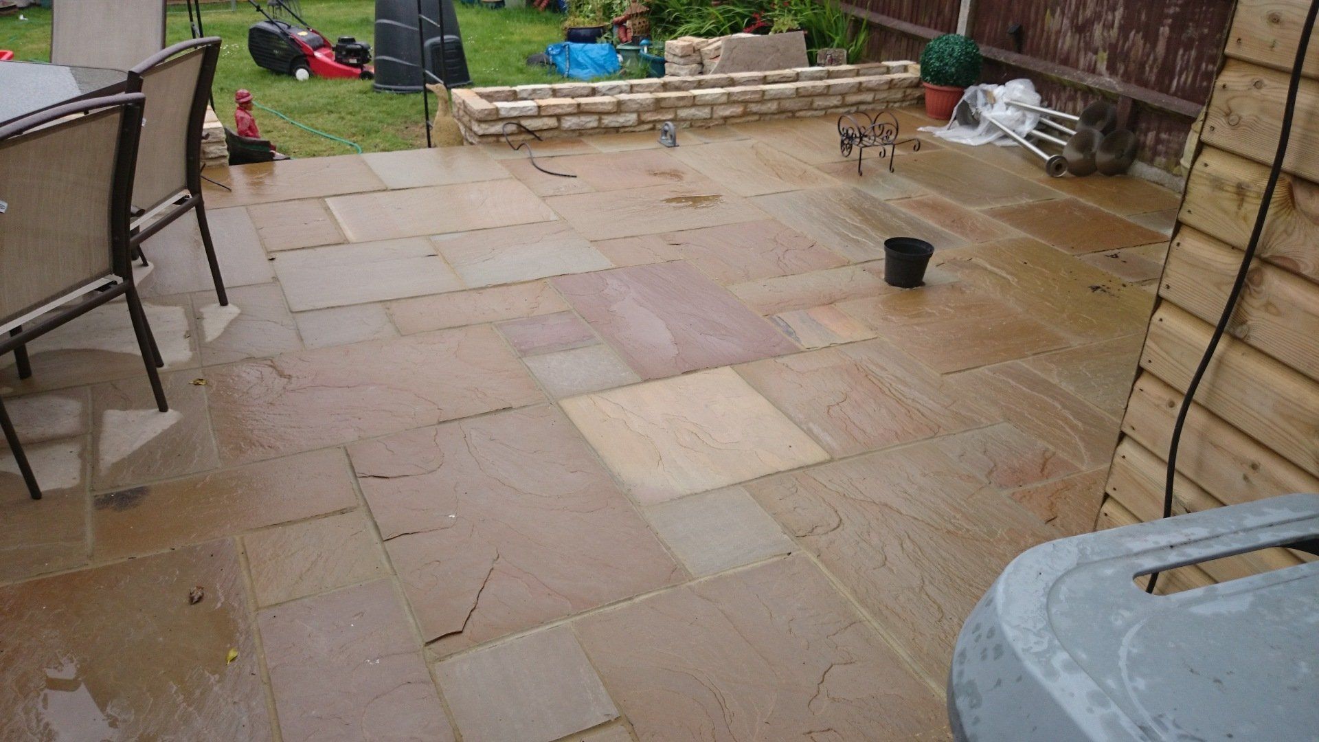 patio by building work  by Aspire Building and Construction