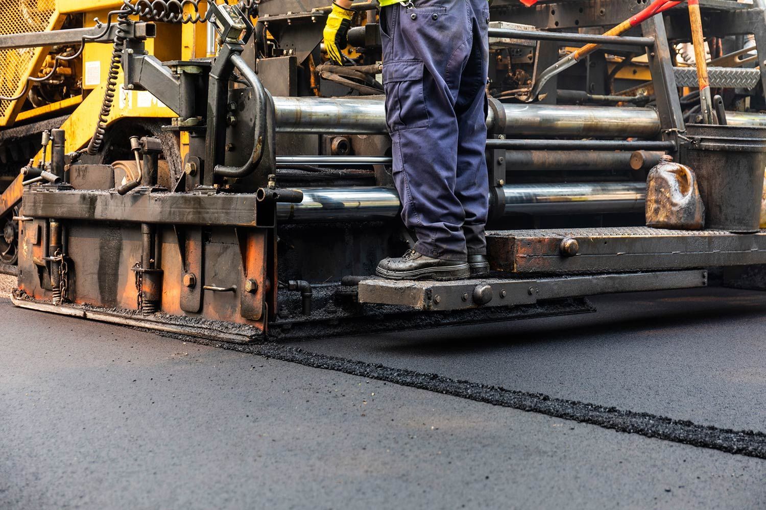 Layering of Asphalt Road — Hesperia, CA — Medrano's Asphalt Paving Company