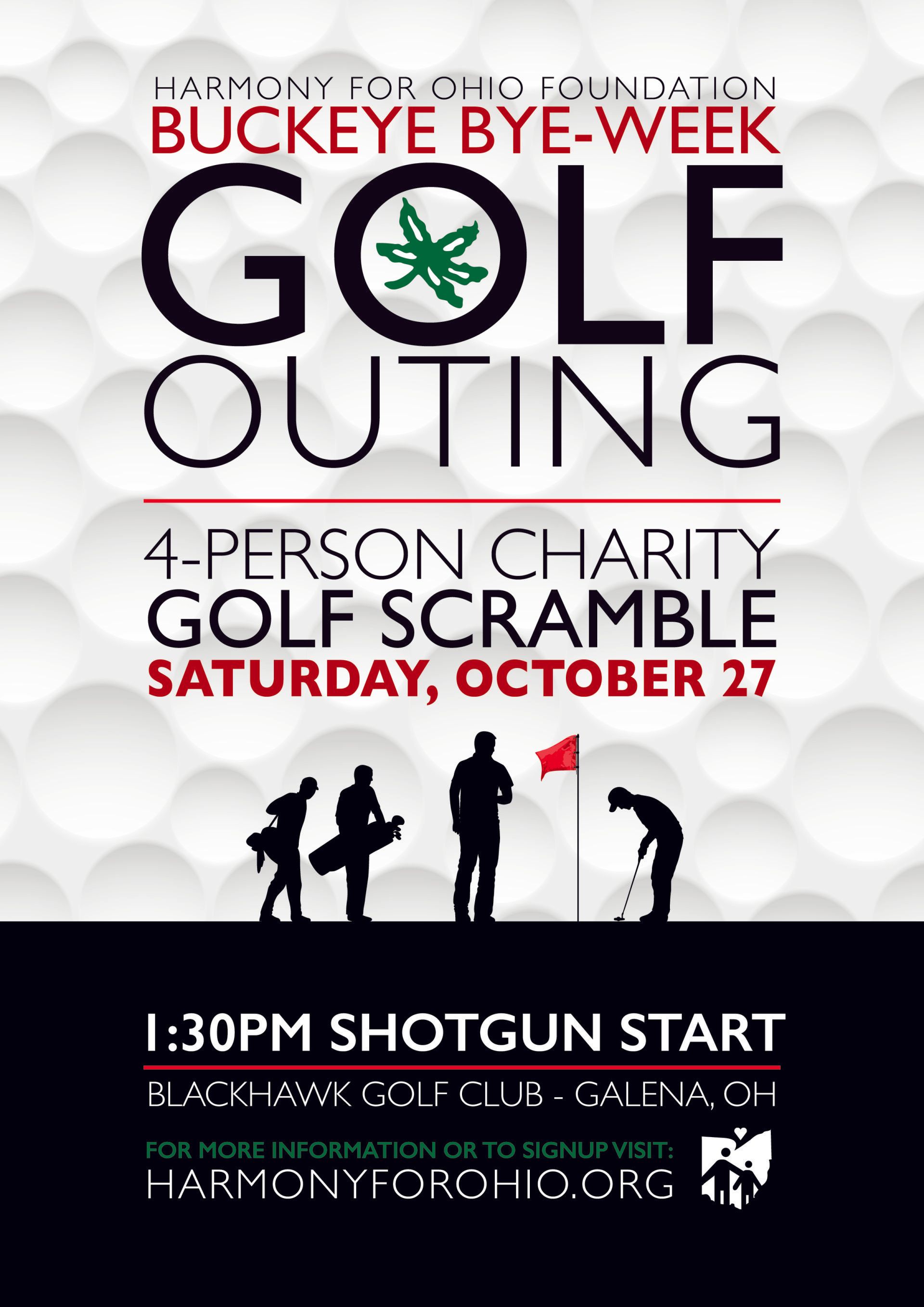 A poster for buckeye bye-week golf outing