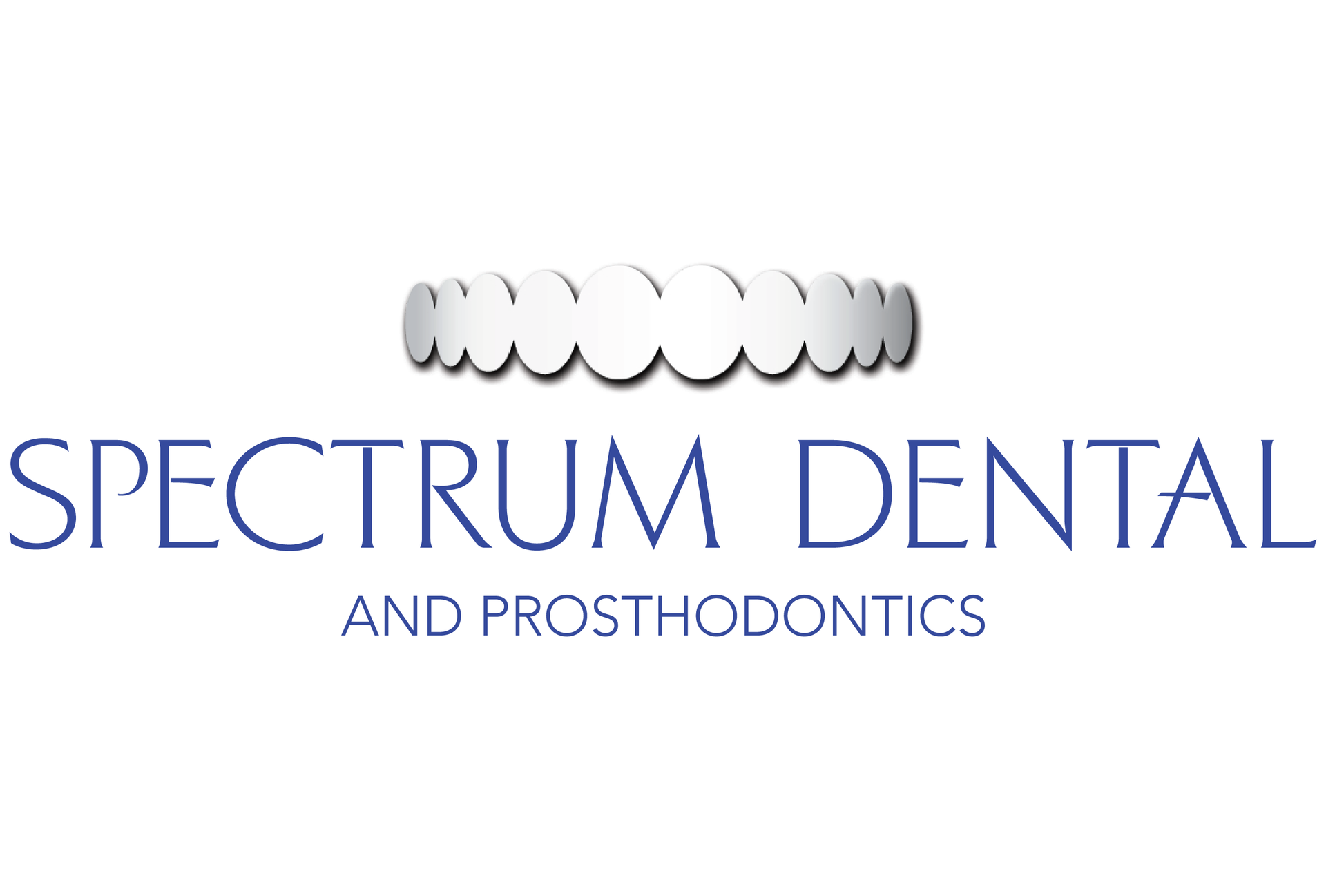 A logo for spectrum dental and prosthodontics