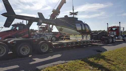 Towing a helicopter - Tow trucks in Sarasota, FL