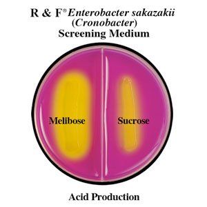 R & f enterobacter sakazakii ( cronobacter ) screening medium acid production
