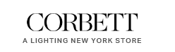 The corbett logo is a lighting new york store
