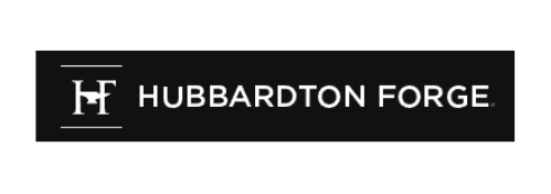 A black and white logo for hubbardton forge