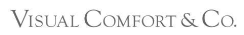 The logo for visual comfort & co. is shown on a white background.