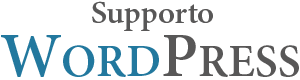 Logo Supporto wordpress