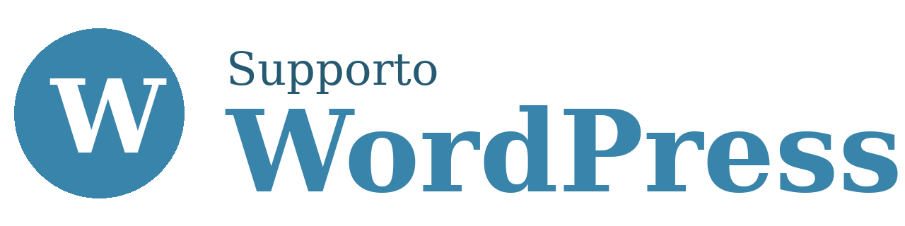 Logo Supporto wordpress
