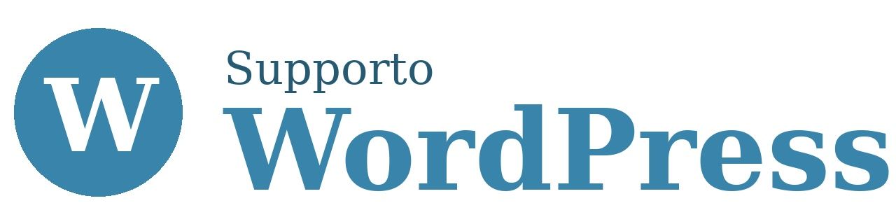 Logo supporto wordpress