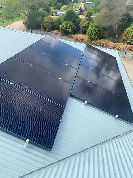 A roof with a lot of solar panels on it — B2B Electrical and Solar In Currimundi, QLD