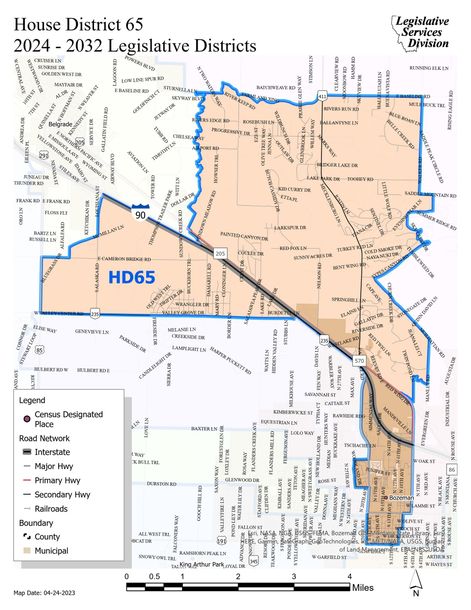 House District 65 Map