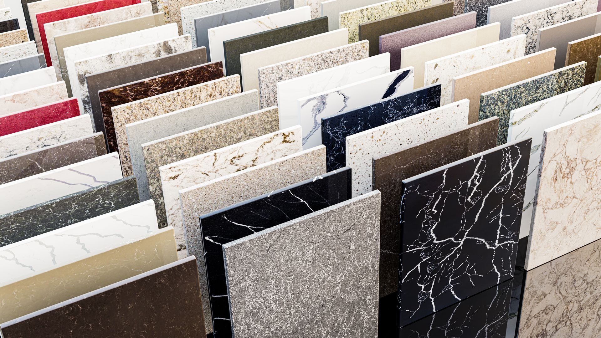 A close-up of ceramics’ new tiling option for floors and walls.
