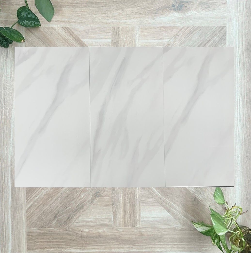30x60cm Carrara Everest Marble Gloss, $35.95/m2
