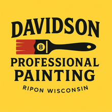 A logo for davidson professional painting in ripon wisconsin
