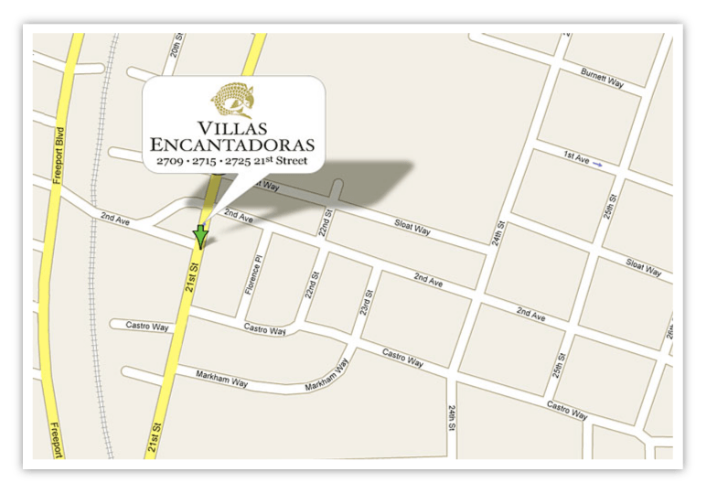 Map of Villas Encantadoras