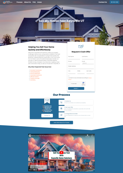 Kaysville Home Solutions Website