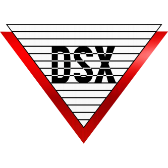 A logo for dsx usa in a red triangle