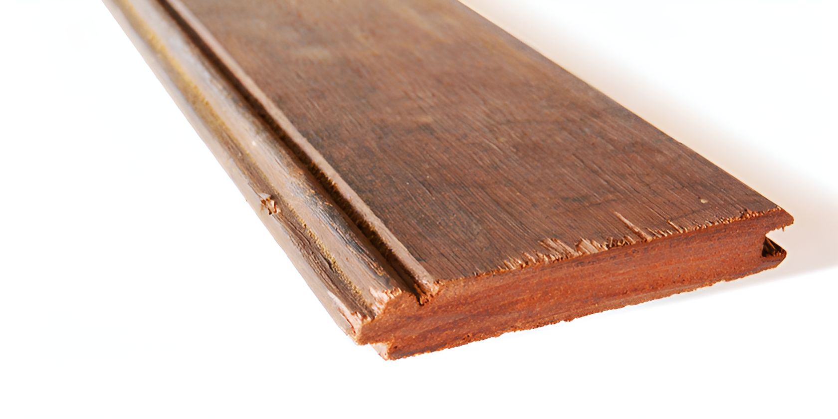 A close up of a piece of dark timber cladding — Machin's Sawmill Pty Ltd In Wingham, NSW