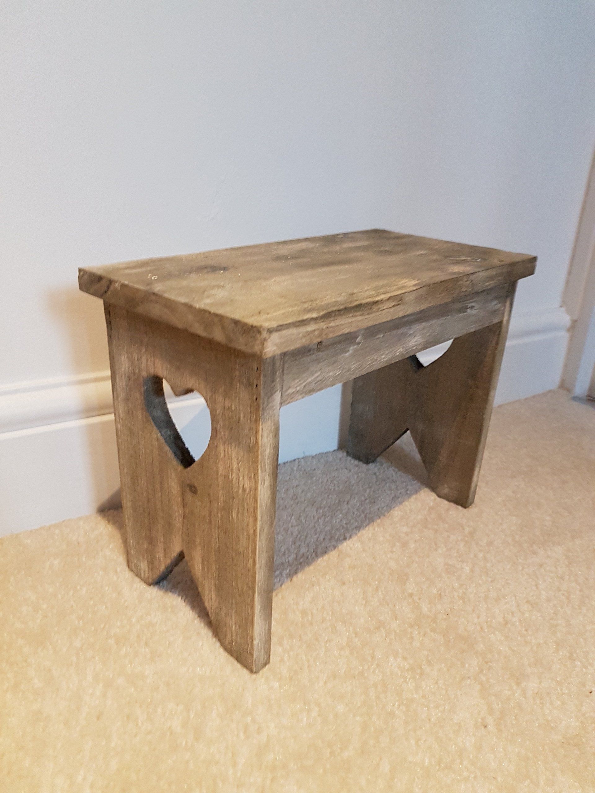 designed wooden table