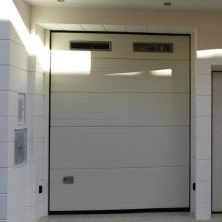 Porta basculante bianca