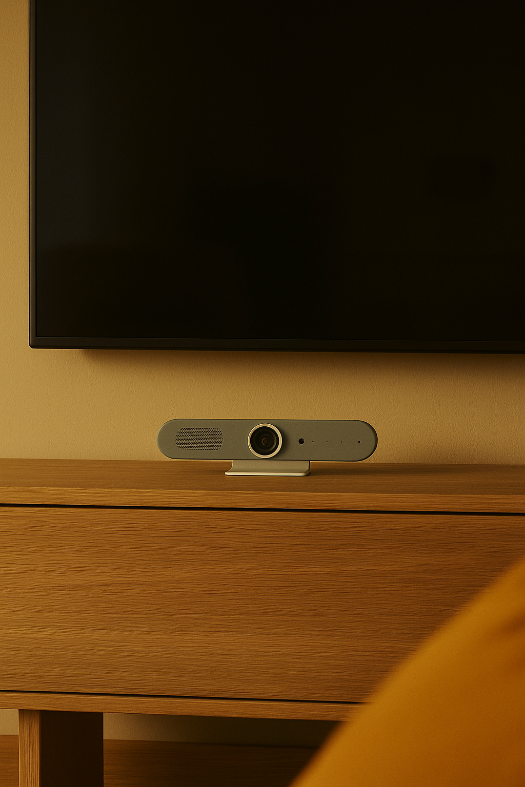 Two-way communication camera for remote in-home caregiver services