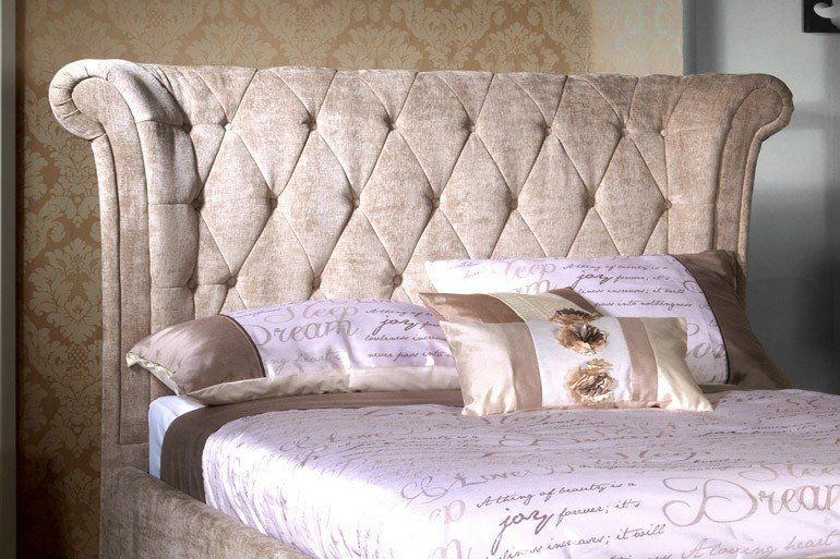 upholstered bedstead