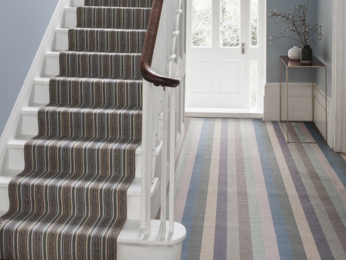 striped wool carpet