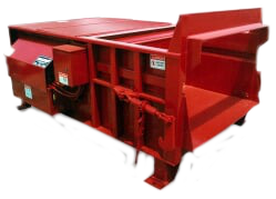 Red-colored compactor — trash compactor in Commerce City, CO