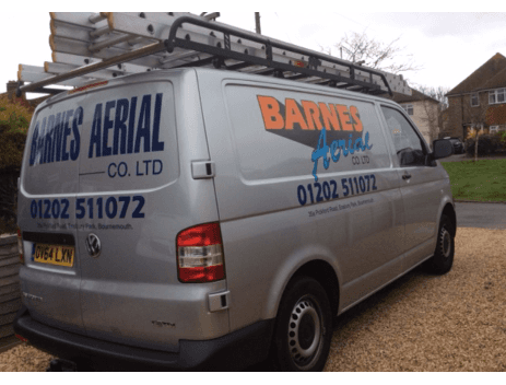 Barnes Aerial Company Ltd service vehicle