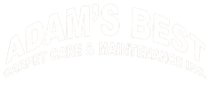 Adams Best Carpet Care & Maintenance Inc Logo in White