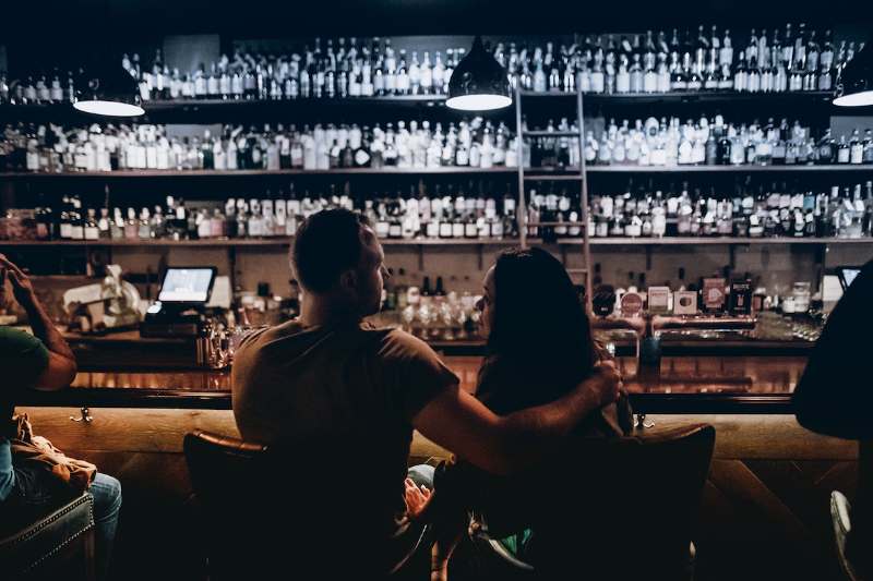 people at the bar