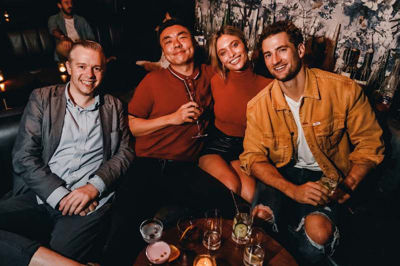 men having fun at Finney Isles