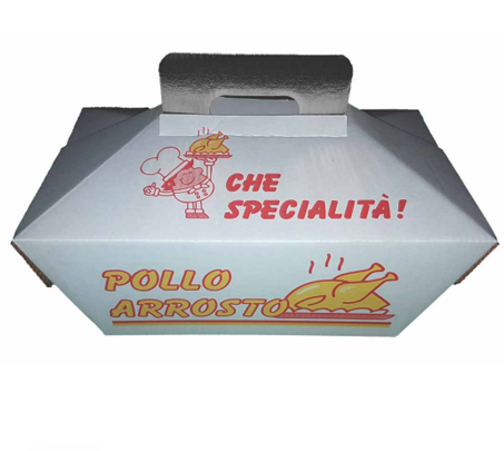 cartone per pollo d'asporto