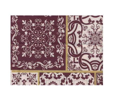 tovaglia con decorazioni