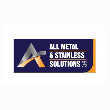 The logo for all metal and stainless solutions pty ltd.