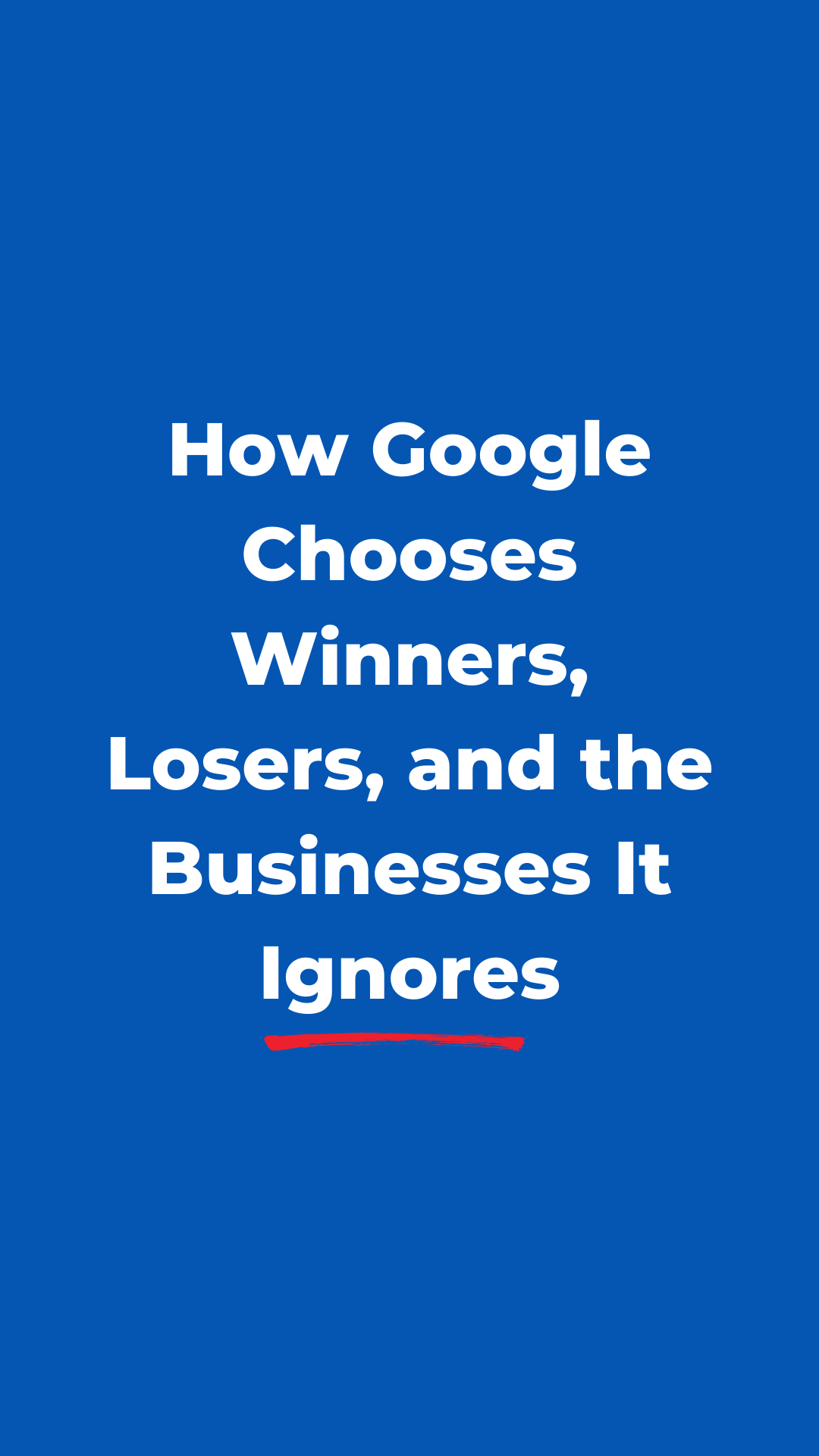 Text on a blue background: 