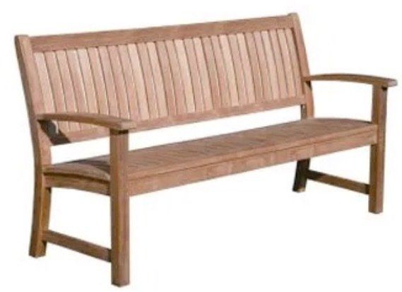The Westminster Wave Bench from Surrey Hills Country Gardens