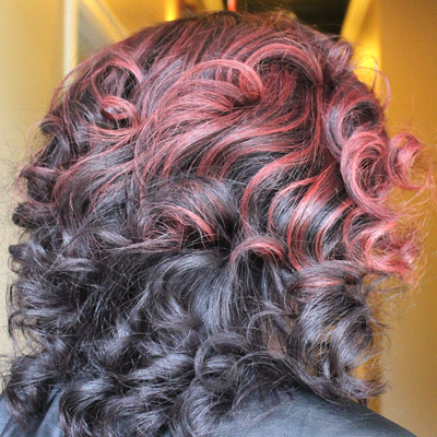 a picture of a woman with red colored hair from miks kreations