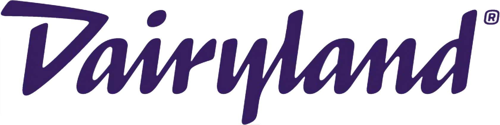 The word fairyland is written in purple on a white background.