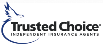 A blue and orange logo for velocity risk underwriters