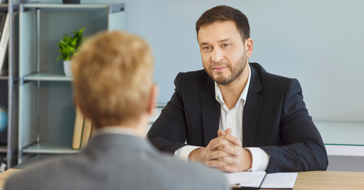 Funeral planning meeting with funeral director