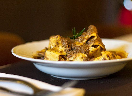 Pappardelle With Meat Sauce — Newtown, PA — Piccolo Trattoria Italian Catering