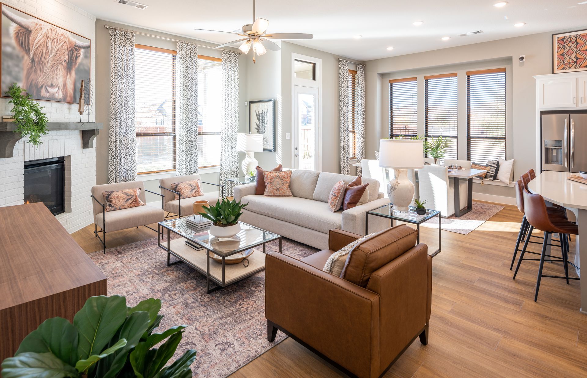 Furnished Living Space | Morningstar Homes