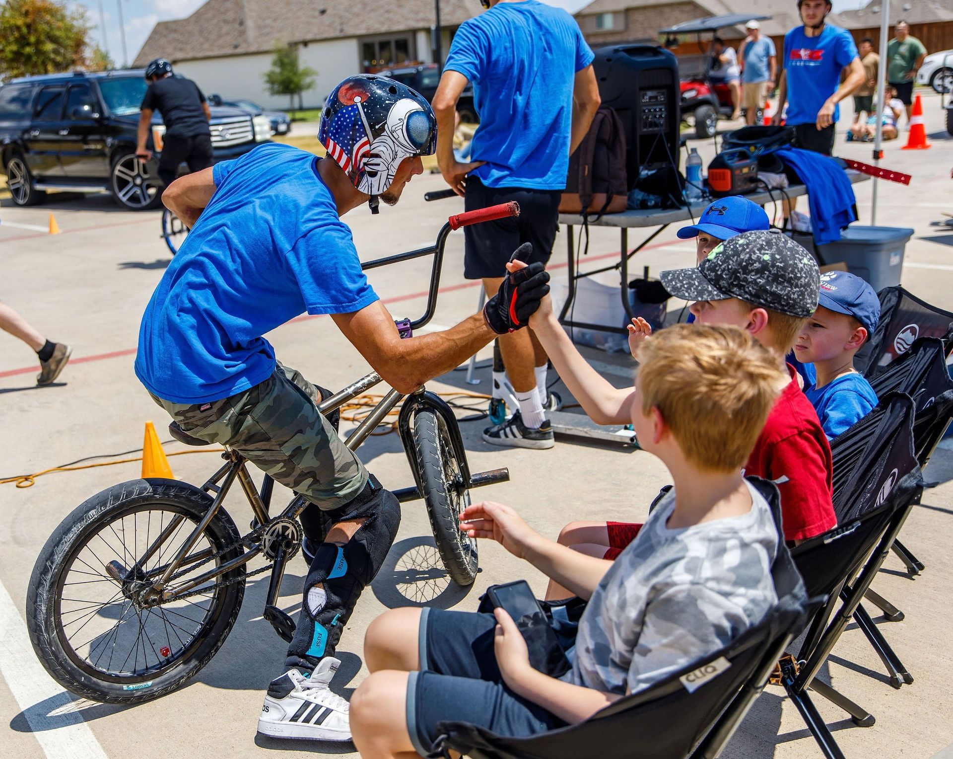 Biker Meeting Fans | Morningstar Homes