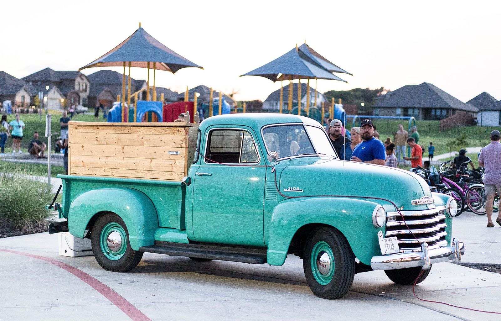 Vintage Truck at Park | Morningstar Homes