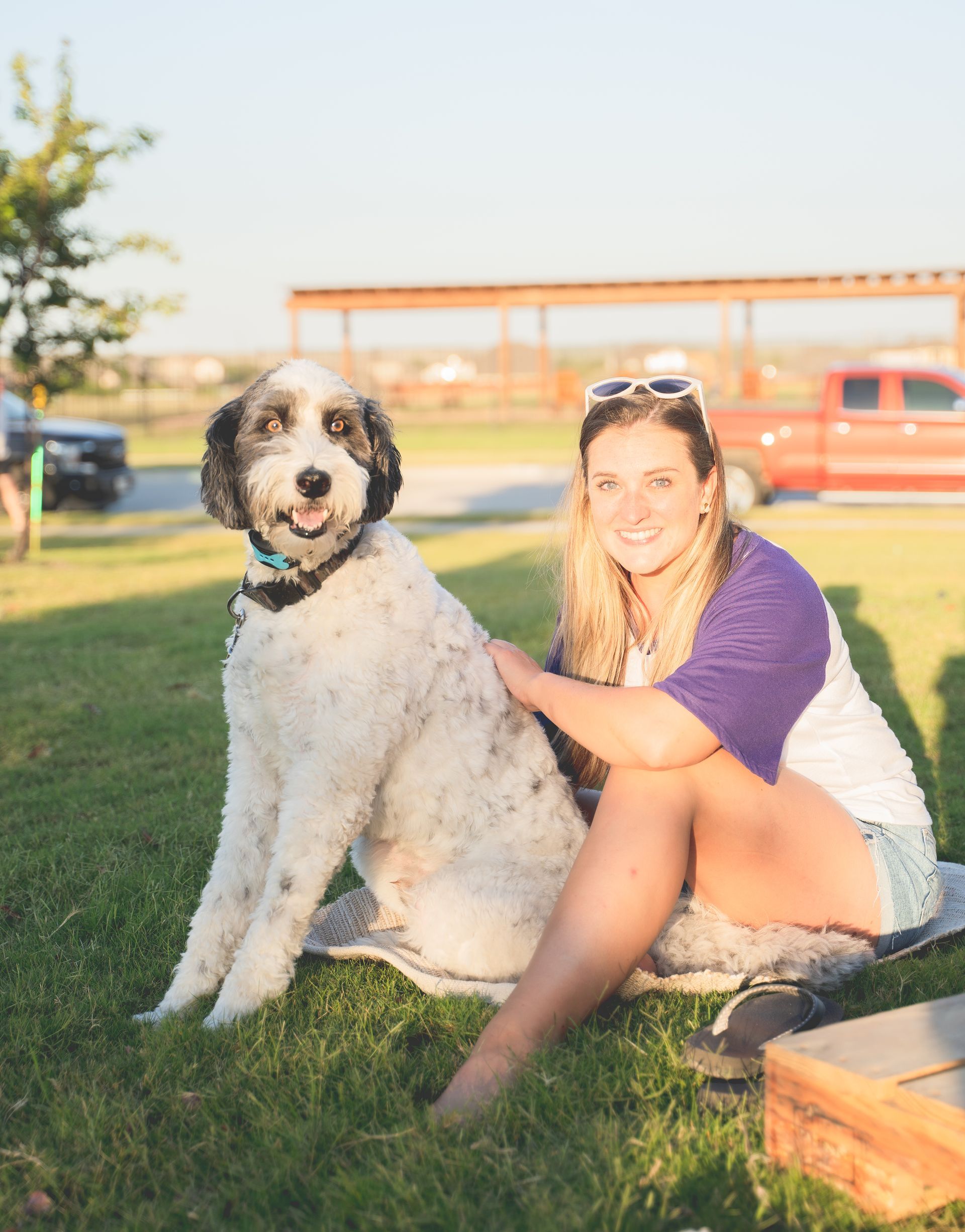 Woman and Her Dog | Morningstar Homes